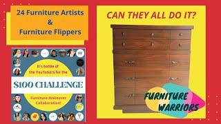 DIY Mid Century Modern Dresser Makeover | $100 Challenge Collaboration