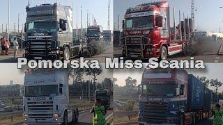 Wyjazd wszystkich aut  z Pomorska Miss Scania 2024 Gdańsk