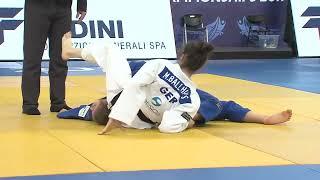 Put To Sleep Chokeout Sankaku - Canada vs Germany Women's Judo Newaza