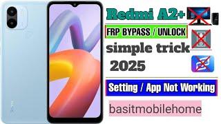 redmi A2 plus frp bypass simple trick 2025(redmi 23028rncag)