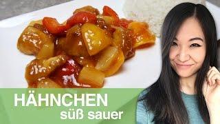 REZEPT: Hähnchen süß sauer | chinesisches Essen