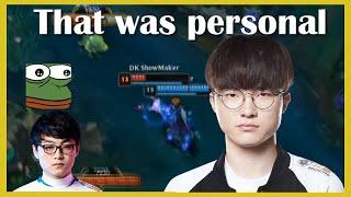 Faker ignores everyone but Showmaker