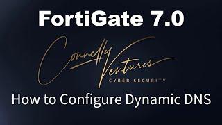 FortiGate 7.0 - How to Configure Dynamic DNS