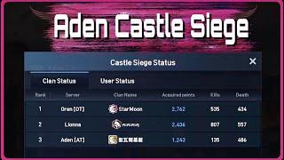 ADEN CASTLE SIEGE L2R KHAKHAKHAKU คะคะคะคุ๊ VS. Taiwan clans.