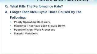 Lean Manufacturing OEE Video (TPM)