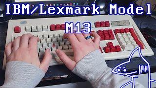 Typing Demo - 1995 IBM Model M13 (Lexmark OEM)