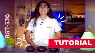 Bluetooth Stereo Speaker BST-330| English Tutorial Video | Aiwa Europe