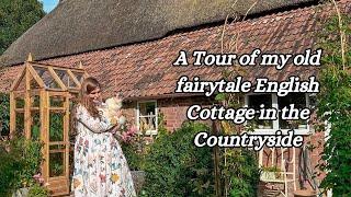 Old English Cottage Tour - Explore our Tiny Thatched Countryside Cottage in Wiltshire