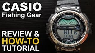 Casio Fishing Gear - WS 1200 - Review and How To Tutorial