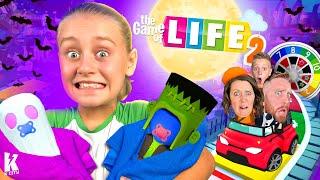 We Built the SPOOKIEST Family EVER in Game of Life 2!