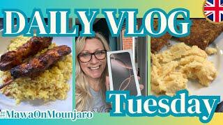 DAILY VLOG - Tuesday 24th Sept - what I eat in a day on mounjaro & it’s new phone day #mounjaro