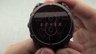 Garmin Fenix 8 51mm AMOLED Sapphire Carbon grey DLC Titanium with Black/Pebble Grey band Unboxing