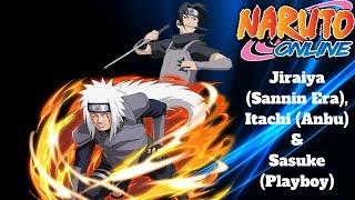 Naruto Online | *NEW* Jiraiya (Sannin Era), Itachi (Anbu) & Sasuke (Playboy)