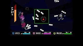 Deltarune - Jevil Boss Fight (No Damage / Pacifist)