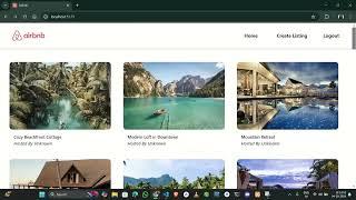 Airbnb Clone Project | Full-Stack Web App with React, Node.js, MongoDB, Tailwind CSS, Cloudinary
