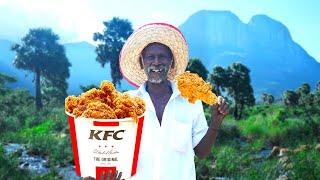 KFC CHICKEN | Village Grandpa Making Best KFC  | Delicious Crispy Chicken