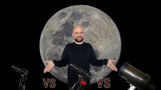 Moon Photography Tutorial: Lens vs Telescope