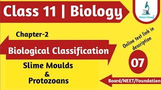 Biological Classification | Slime Moulds & Protozoans | Class 11 | Biology | Chapter 2 | Part-7