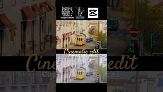Cinematic color grading capcut tutorial #capcutedit #cinematiclook #colorgrading