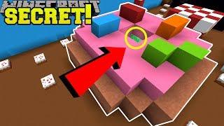 Minecraft: SECRET INSIDE THE DONUT!! - FIND THE BUTTON EMERALD - Custom Map