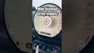 #Mini Aceman drive modes #miniaceman