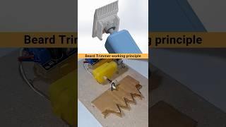 Beard trimmer working mechanical principle  #cad #cam #mechanical #engineering