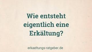 Erkältung: Wie entsteht eigentlich eine Erkältung?