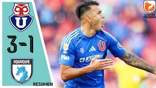 Universidad de Chile vs Deportes Iquique 3-1 Resumen y Goles | Primera Division 2025 HD