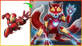 Superheroes as Foxes : Marvel & DC’s Cleverest Transformation 