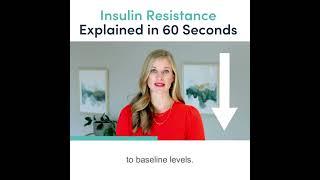 Insulin Resistance Explained Simply in Less than 60 Seconds
