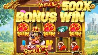 The Dog House Royal Hunt - 500x - Bonus Win