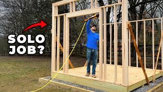 Framing an Overbuilt Shed