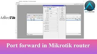 Port forward in Mikrotik router