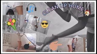 Clean up home *washing up 