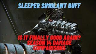 Is Post-Buff Sleeper Simulant Worth Using? Season 14 Mid-Season Patch Damage Comparisons | Destiny 2