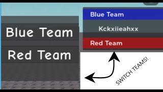 How to make a "Team Changer" GUI on Roblox Studio