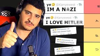 Kanye tweets Tier list