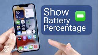 [Newest Tips] How to Show Battery Percentage on iPhone 13/13 Pro/13 mini/13 Pro Max