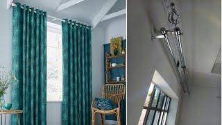 how to put up a curtain rod/ how to install curtain rod