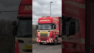 2 Scania and 1 Volvo #Truck at Trafford Park #shorts #shortvideo #youtubeshorts