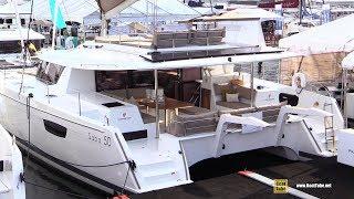 2017 Fountaine Pajot Saba 50 Catamaran - Deck Interior Walkaround - 2017 Annapolis Sail Boat Show