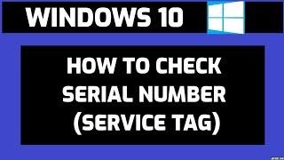 How to check Serial Number on Windows 10 on PC