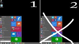 Hide Start Button & Taskbar from Second Monitor - Windows 10