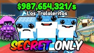 Restarting As NOOB With ONLY SECRET BRAINROTS In Steal A Brainrot..