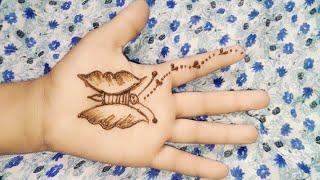 Butterfly Mehndi Design For Hand | Trending Unique Butterfly  Henna Tattoo Design | Zikra Arts