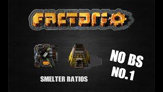 Factorio: No Bullsh*t | No 1 | Smelting Ratios