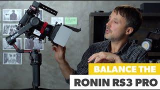 How to Balance the Blackmagic Pocket Cinema Camera on the DJI Ronin RS3 Pro | Sirui Anamorphic Lens