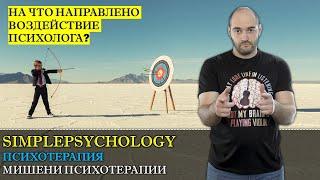 Психотерапия #7. Мишени и направления воздействия психотерапии.