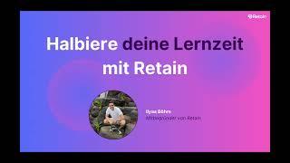 Halbiere deine Lernzeit - mit Retain (Schüler-Version)