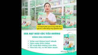 Sữa Hạt Tiểu Đường Hồng Hoa Organic